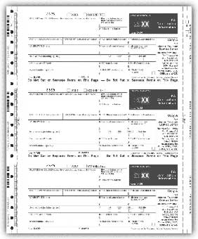 TF2298  Continuous 5498 Self-Mailer Tax Forms