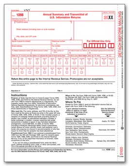 TF5100  1096 Transmittal Laser Form