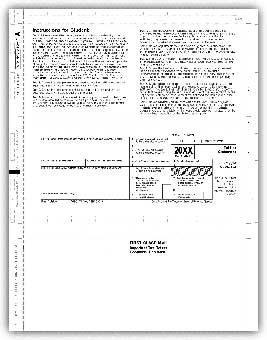 TF5117  1098 T Copy B for Students Laser Pressure Seal Tax Forms