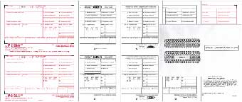 TF5645E W-2 Laser 4-Part Tax Form/Envelope Set