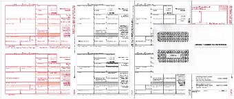 TF6103E 1099 Miscellaneous Income 4-Part Laser Form/Envelope KIt