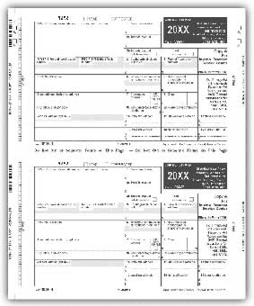 TF7139  Continuous 1099-R Self-Mailer Tax Forms