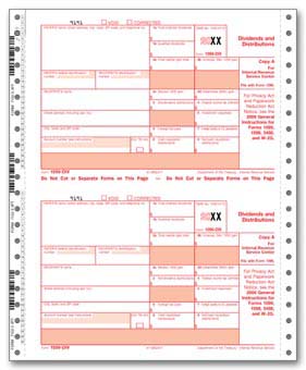 TF7152  1099 Miscellaneous Dividend Income Continuous Tax Form