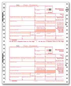 TF7154  1099 Miscellaneous Income Continuous Tax Forms