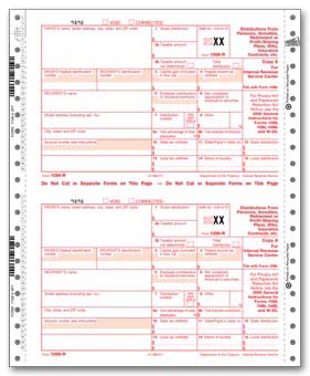 TF7159  1099R Retirement Dated Continuous Tax Form